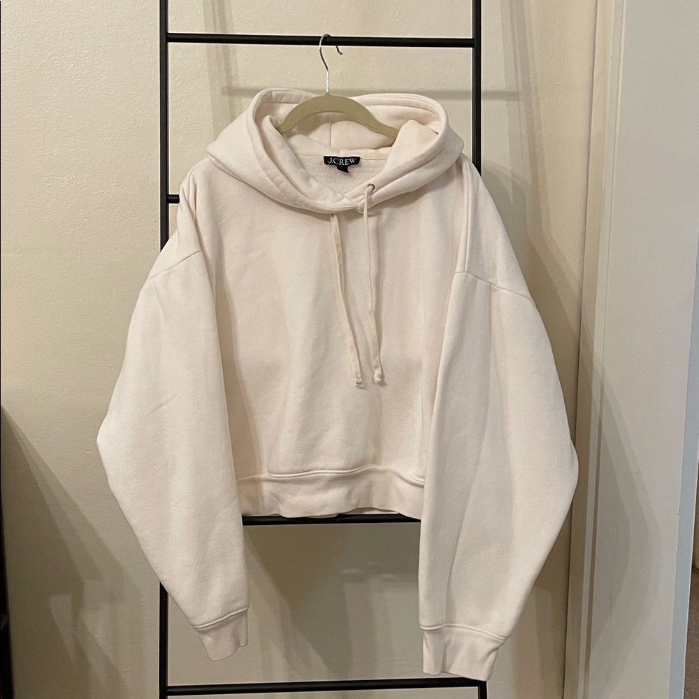 J. Crew Off-White Hoodie